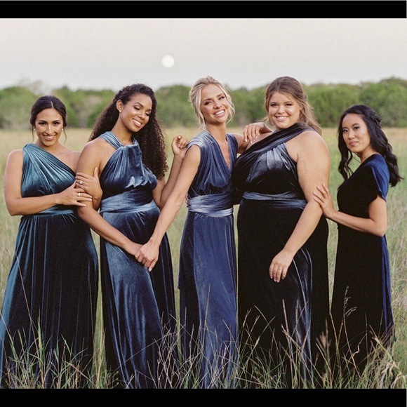 micah convertible velvet dress